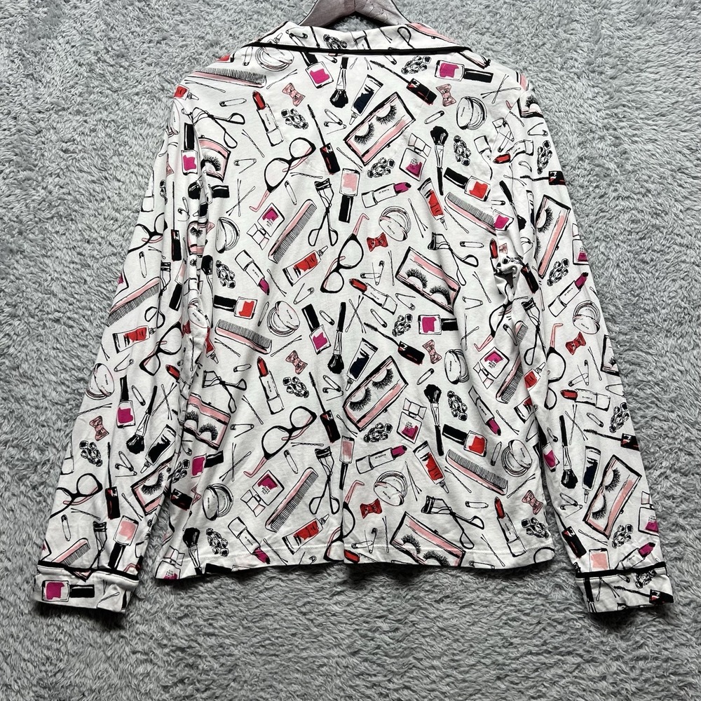 Kate Spade Pajama Set Womens Large Dream A LIttle Dream Makeup Beauty Lipstick - Picture 5 of 16